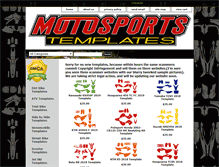 Tablet Screenshot of motosportstemplates.com